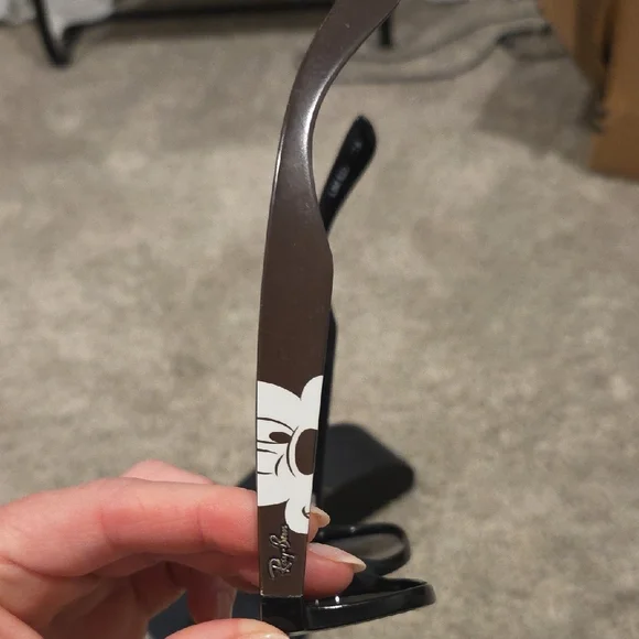 Ray-Ban Black Sunglasses with White Mickey Detail - Picture 7 of 7